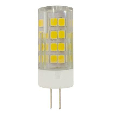 Лампа светодиодная PLED-G4 5Вт капсульная 4000К бел. G4 400лм 175-240В JazzWay 5000971