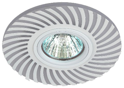Светильник DK LD32 WH декор cо светодиодной подсветкой MR16 220В max 11Вт бел. ЭРА Б0036502