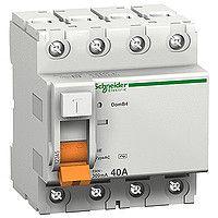 Выключатель дифференциального тока (УЗО) 4п 63А 300мА тип AC ВД63 Домовой SchE 11468