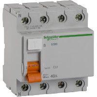 Выключатель дифференциального тока (УЗО) 4п 40А 100мА тип AC ВД63 Домовой SchE 11464